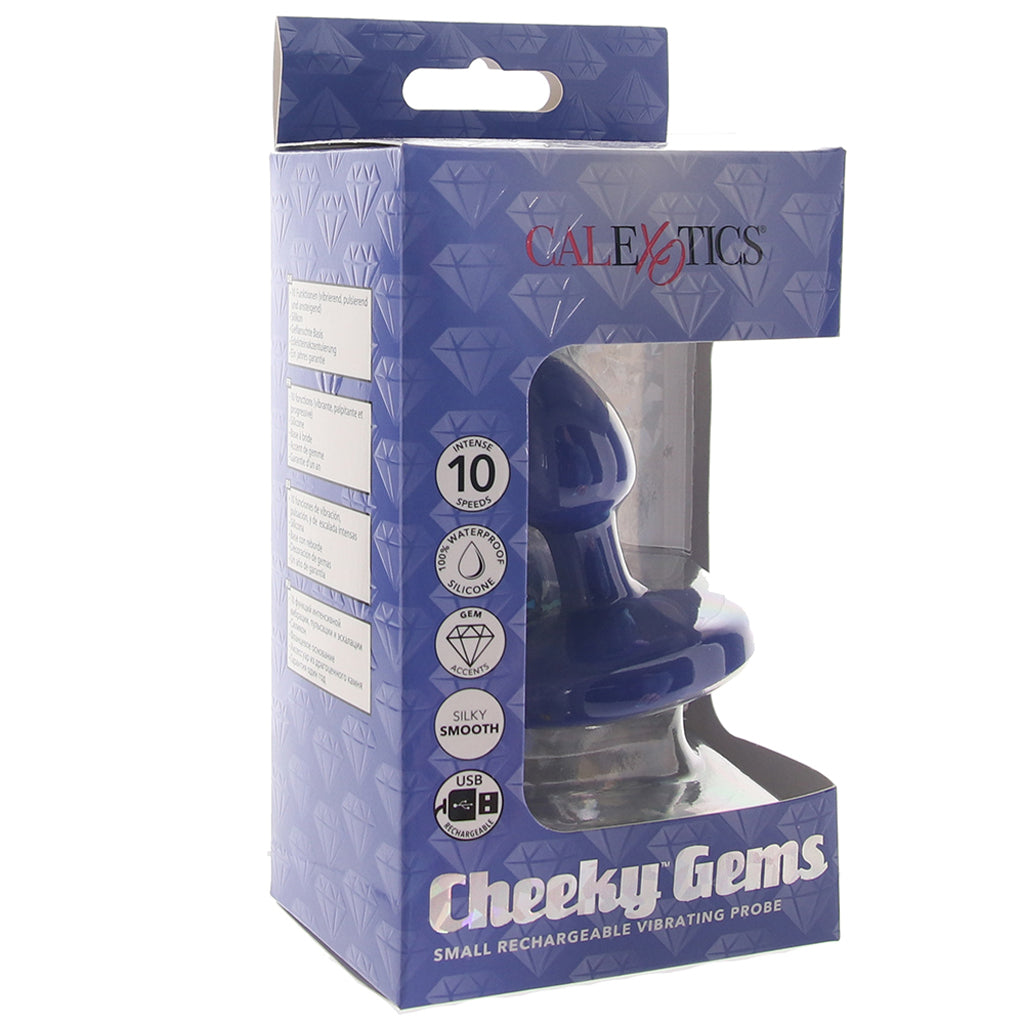 Cheeky Gems Small Vibrating Probe in Blue Anal Sex Toys > Butt Plugs - Tophatter Daily Deals