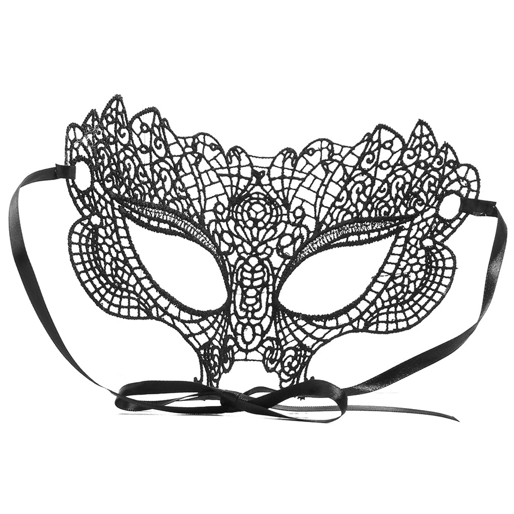 Ouch! Princess Lace Mask in Black Bondage and Fetish > Pleasure Masks and Dress Up Play - Tophatter Daily Deals