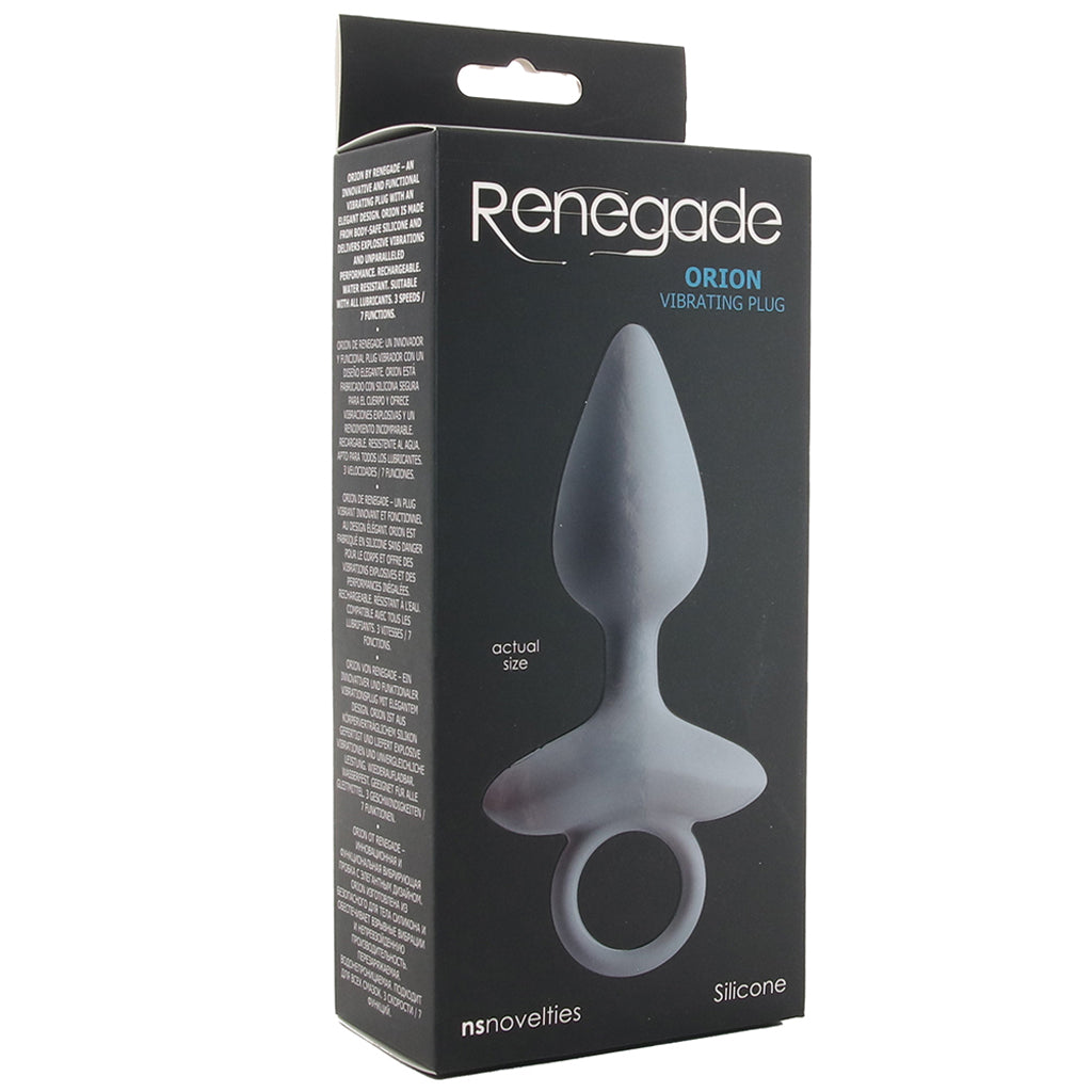 Renegade Orion Vibrating Butt Plug in Grey Anal Sex Toys > Butt Plugs - Tophatter Daily Deals