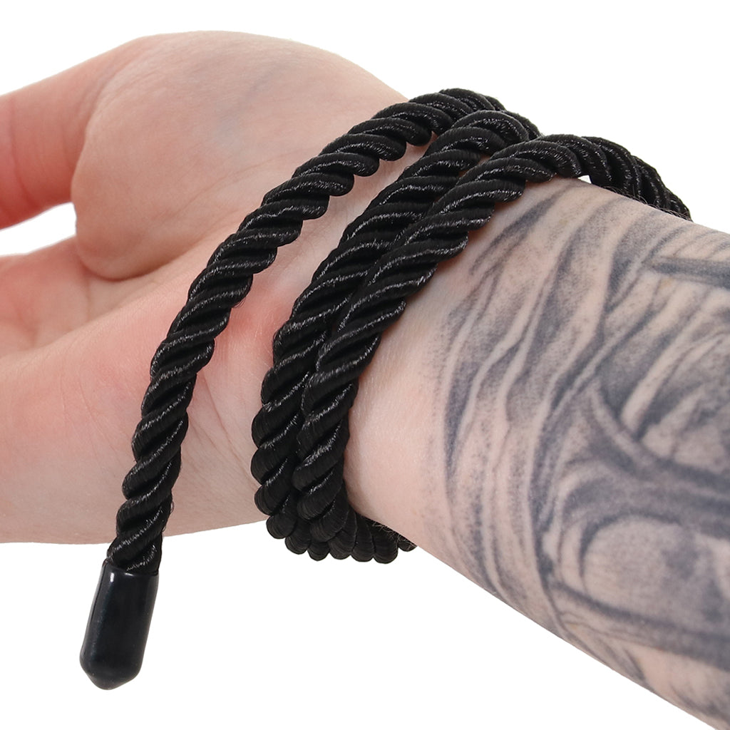 Ouch! 32.8'/10m Bondage Rope in Black Bondage and Fetish > Restraints - Tophatter Daily Deals