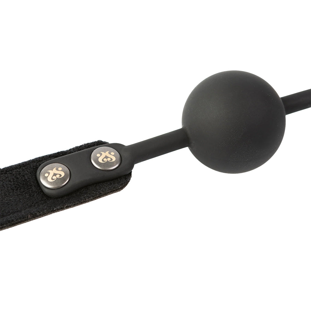 Sei Mio Strictly Come Quietly Soft Strap Silicone Ball Gag - Tophatter's Adult Sex Toys Online Bondage and Fetish > Ball Gags & Mouth Restraints - Tophatter Daily Deals