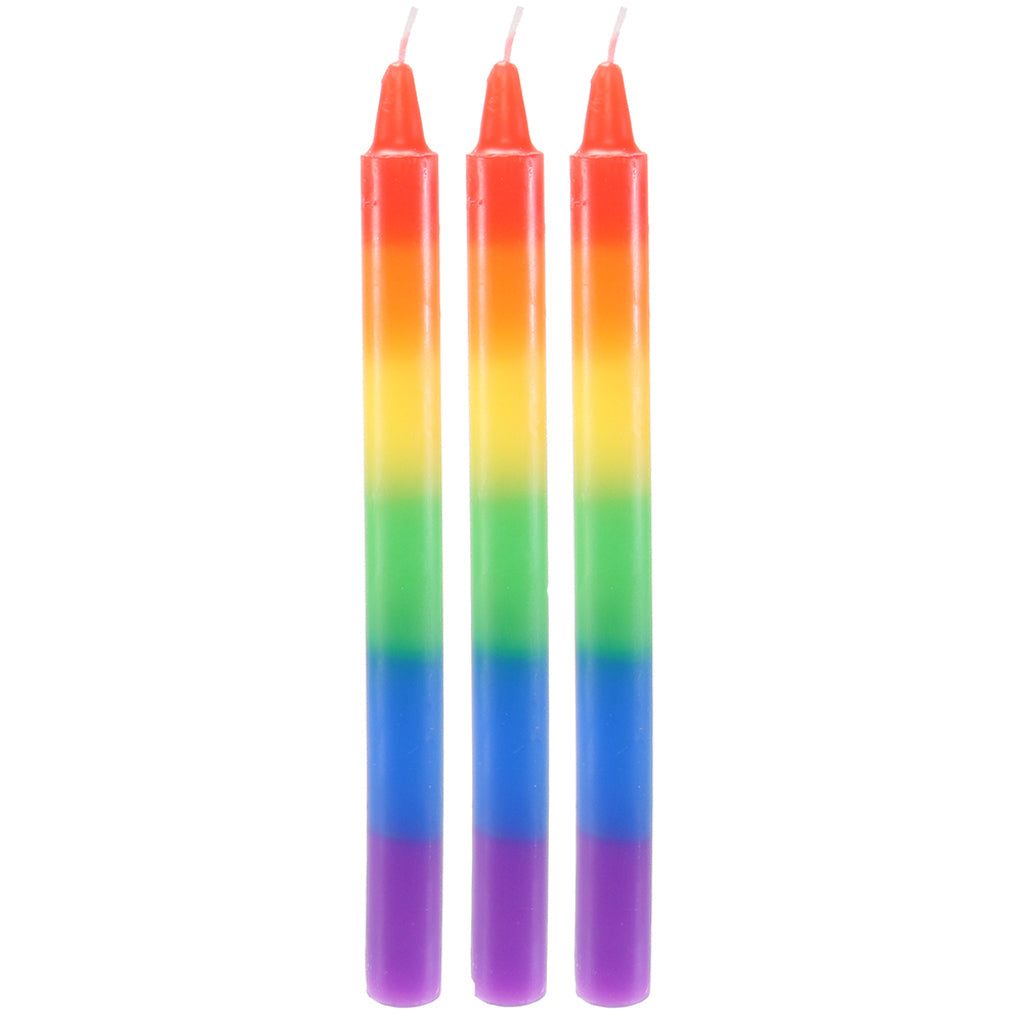 Master Series Pride Rainbow Drip Candles Bondage and Fetish > Tools & Accessories - Tophatter Daily Deals