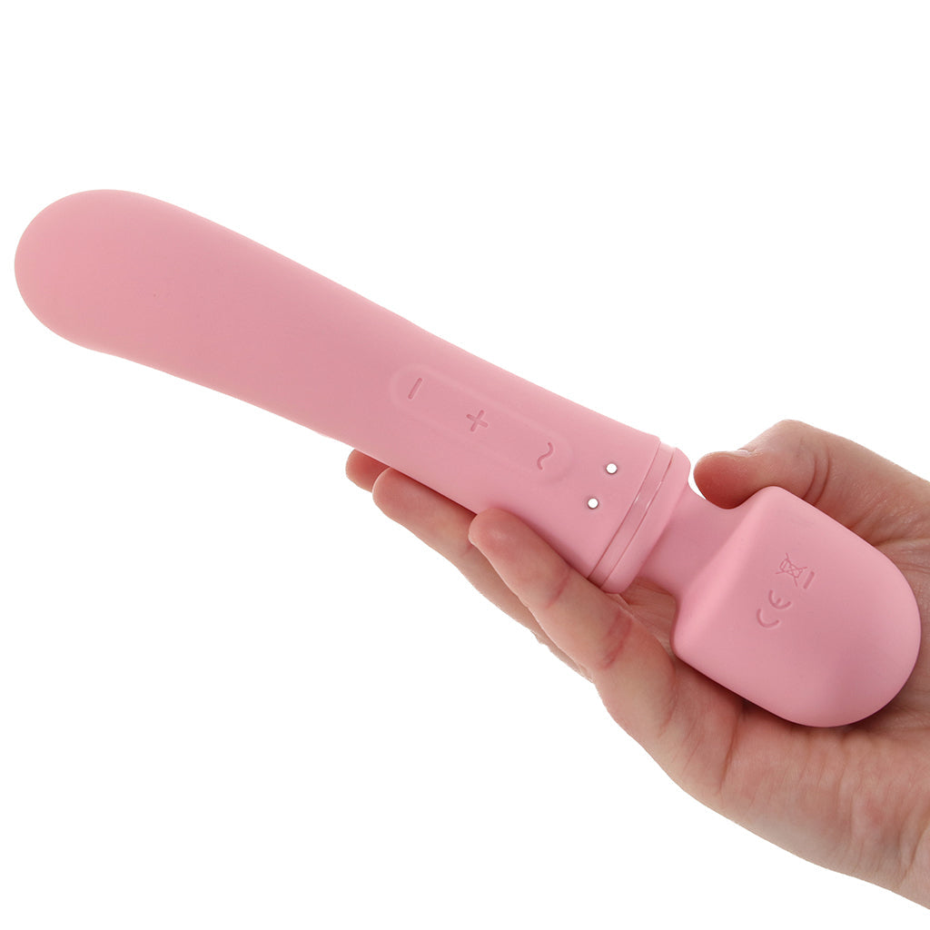 Satisfyer Triple Lover Rabbit Wand Hybrid Vibe in Pink Vibrators > Rabbit Vibrators - Tophatter Daily Deals
