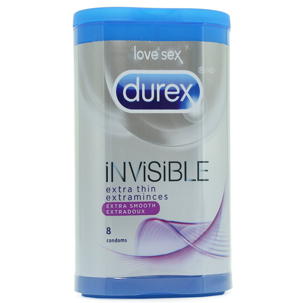 Invisible Extra Smooth Condoms in 8 Pack Condoms - Tophatter Daily Deals