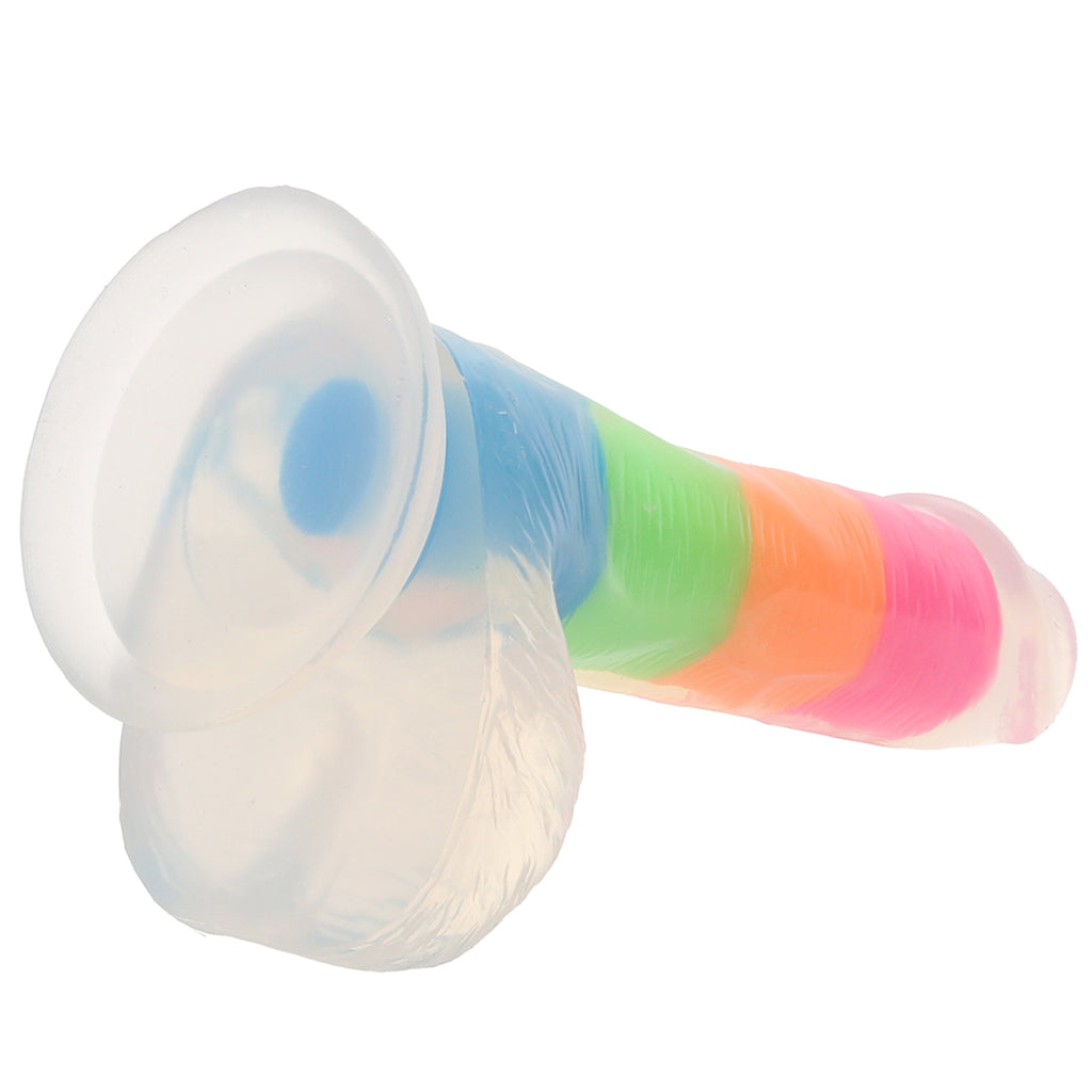 Neo Elite Rainbow Rave 6.5 Inch Dildo Dildo Sex Toys > Realistic Dildos - Tophatter Daily Deals