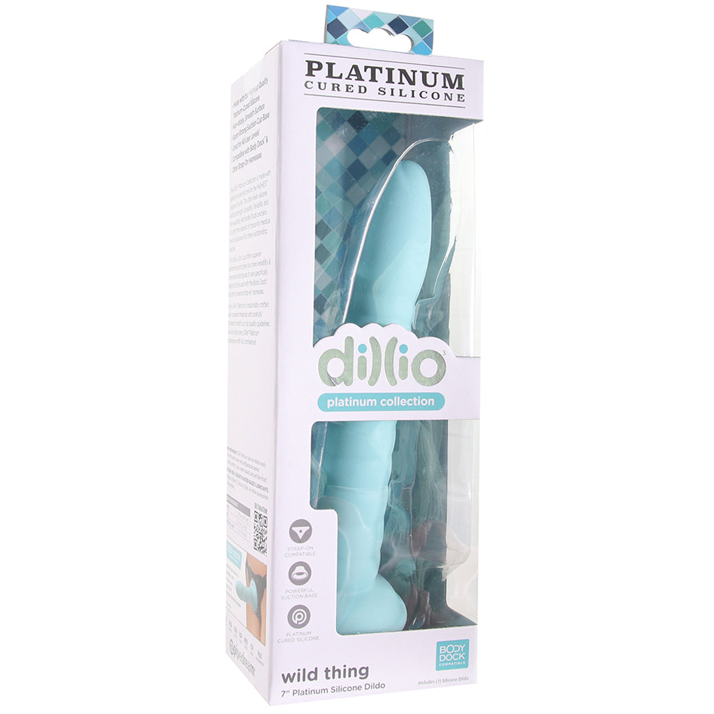 Dillio Platinum Wild Thing 7 Inch Dildo in Teal Dildo Sex Toys > G-Spot Dildos - Tophatter Daily Deals
