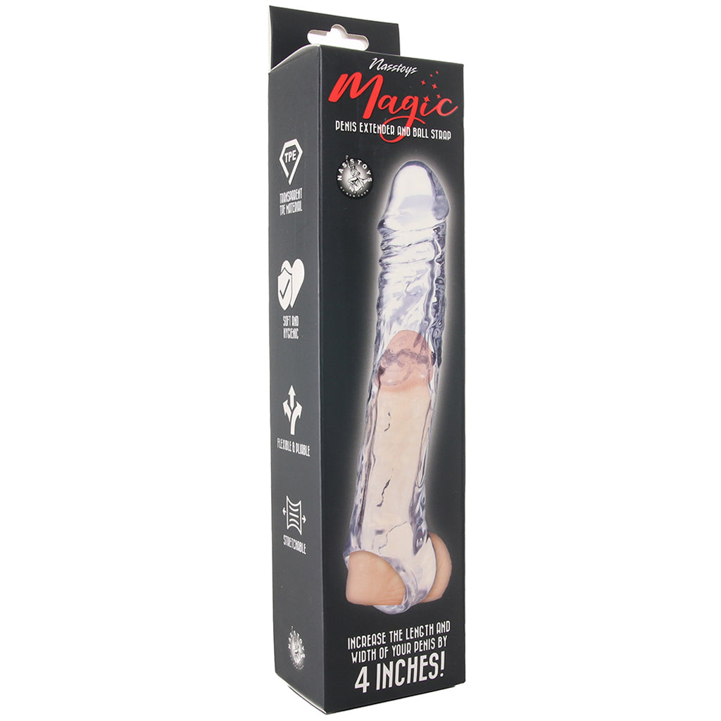 Magic 4 Inch Penis Extender and Ball Strap Male Enhancement > Extenders and Sleeves - Tophatter Daily Deals