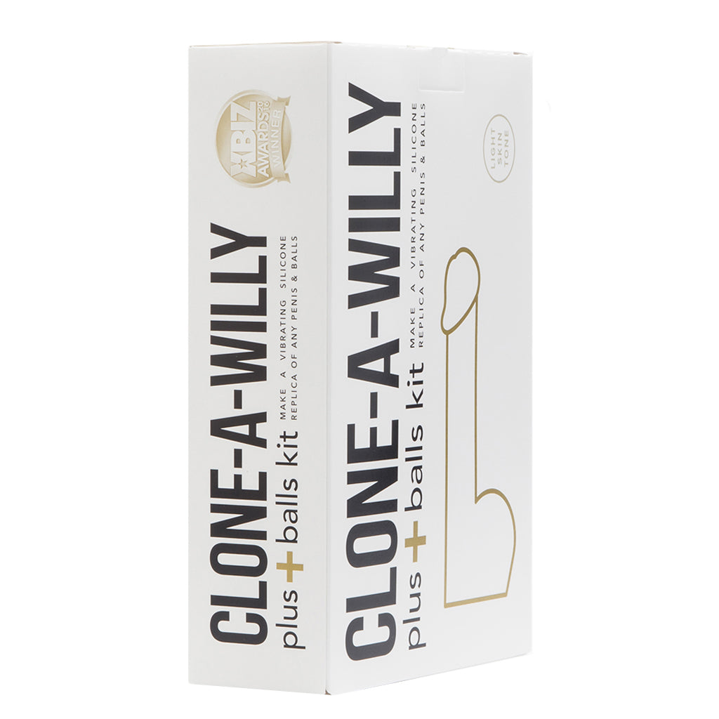 Clone-A-Willy & Balls Vibe Kit in Light Skin Tone - Tophatter's Adult Products Dildo Sex Toys > Realistic Dildos - Tophatter Daily Deals