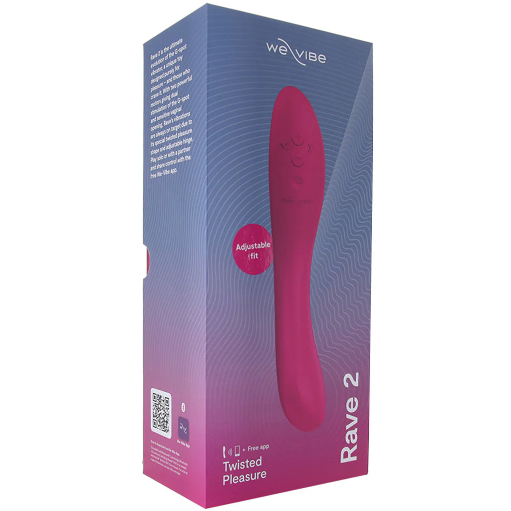 We-Vibe Rave 2 Silicone G-Spot Vibe in Fuschia Vibrators > G-Spot Vibrators - Tophatter Daily Deals