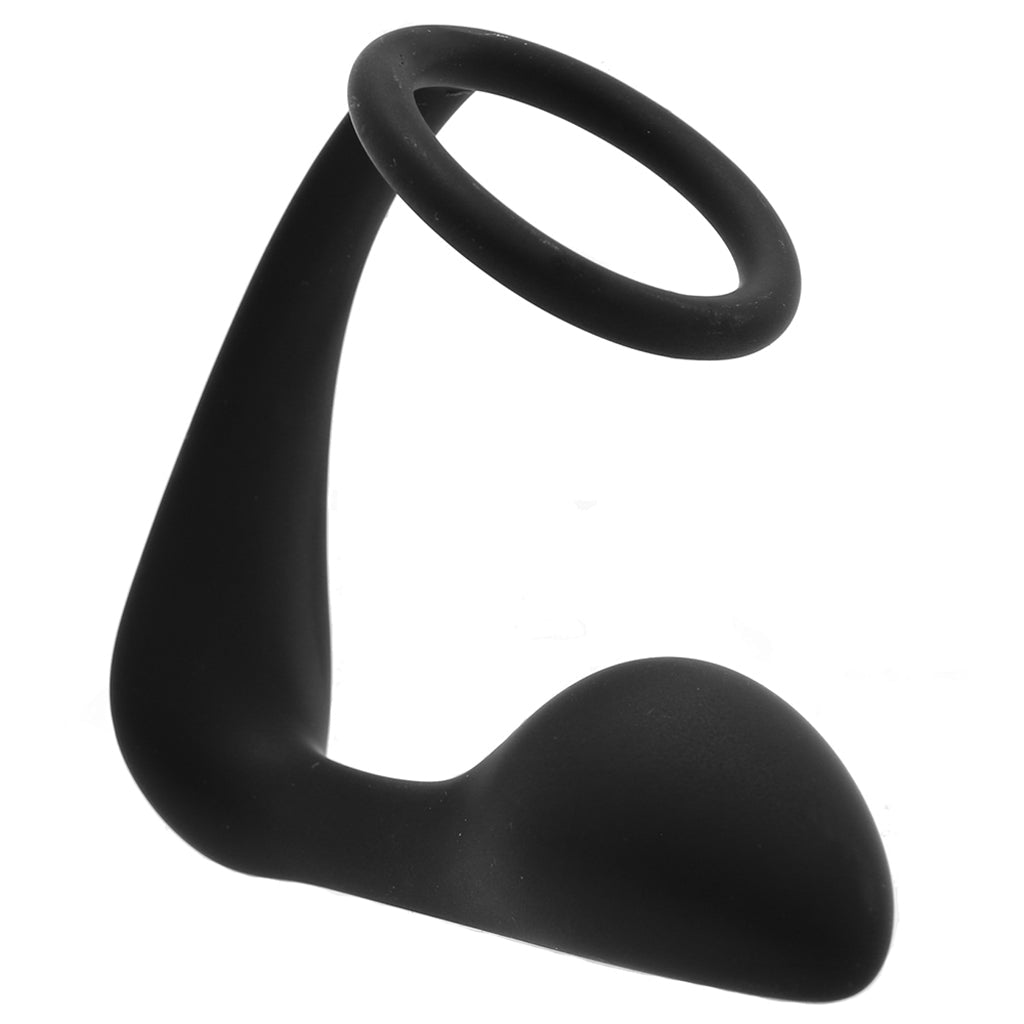 Cock Ring with P-Spot Plug Anal Sex Toys > Prostate Massagers - Tophatter Daily Deals