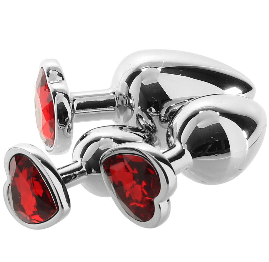 PinkCherry I Heart You Anal Plug Set Anal Sex Toys > Butt Plugs - Tophatter Daily Deals