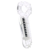 MachO Clitoral Massage Vibrating Cock Ring in Clear - Tophatter's Vibrator Deals Online Cock Rings - Tophatter Daily Deals