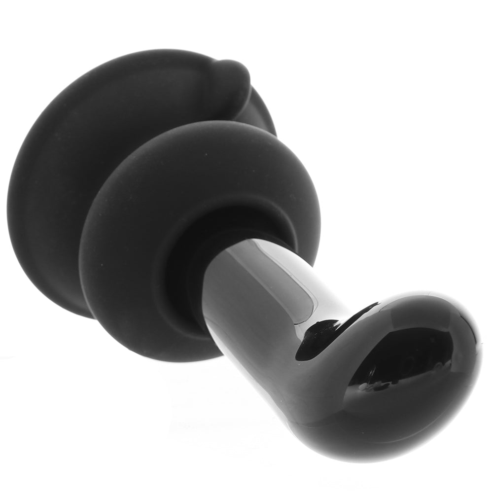 Icicles No.84 Glass G-Spot & P-Spot Vibe in Black - Tophatter's Adult Sex Toys Online Vibrators > G-Spot Vibrators - Tophatter Daily Deals