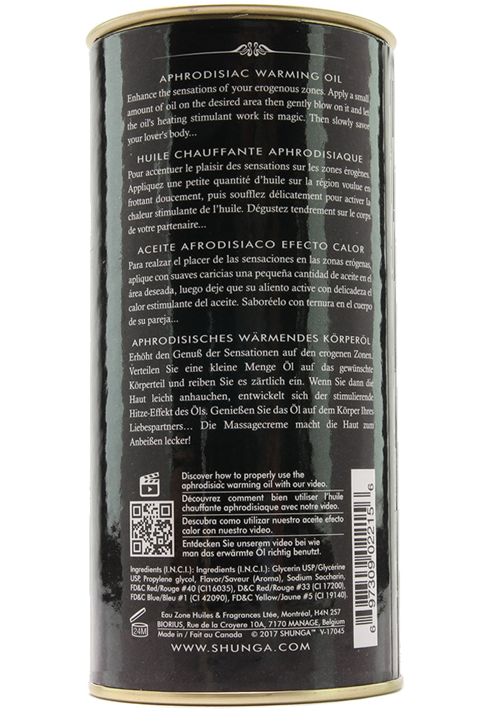 Aphrodisiac Warming Oil 3.5oz/100ml in Caramel Kisses Sensual Love > Massage - Tophatter Daily Deals