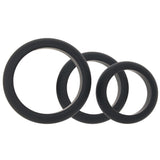 LEVELZ 3 Piece Wide O Cock Ring Set in L-XXL Cock Rings - Tophatter Daily Deals