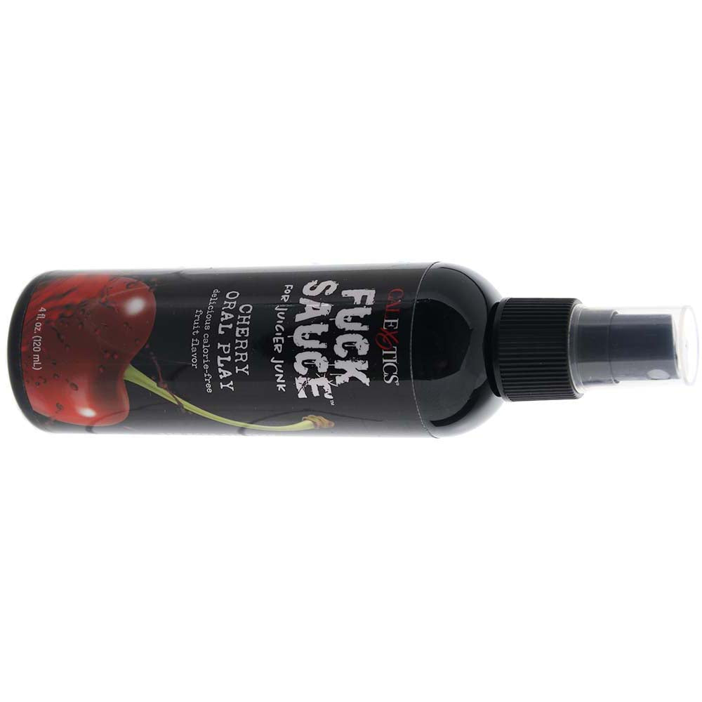 F**k Sauce Flavored Play Enhancer Spray 4oz in Cherry - Tophatter's Adult Sex Toys Online Lubes and Lotions > Female Enhancement - Tophatter Daily Deals