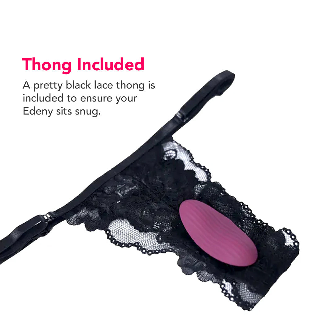 Edeny Panty Vibe with App Control in Violet - Tophatter's Vibrator Deals Online Vibrators > Wearable & Panty Vibrators - Tophatter Daily Deals