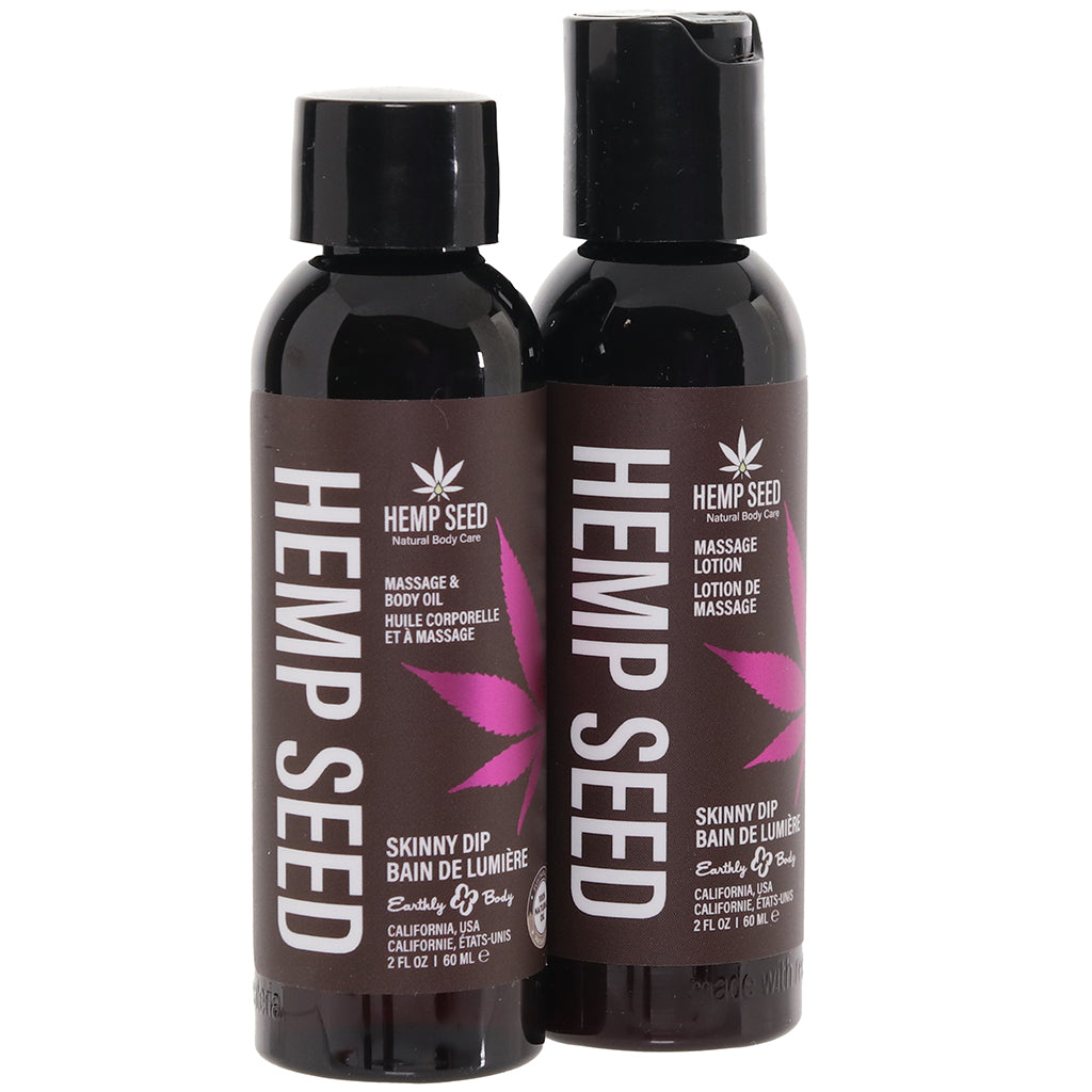 Hemp Seed Tranquility Trio Massage Kit in Skinny Dip Sensual Love > Massage - Tophatter Daily Deals