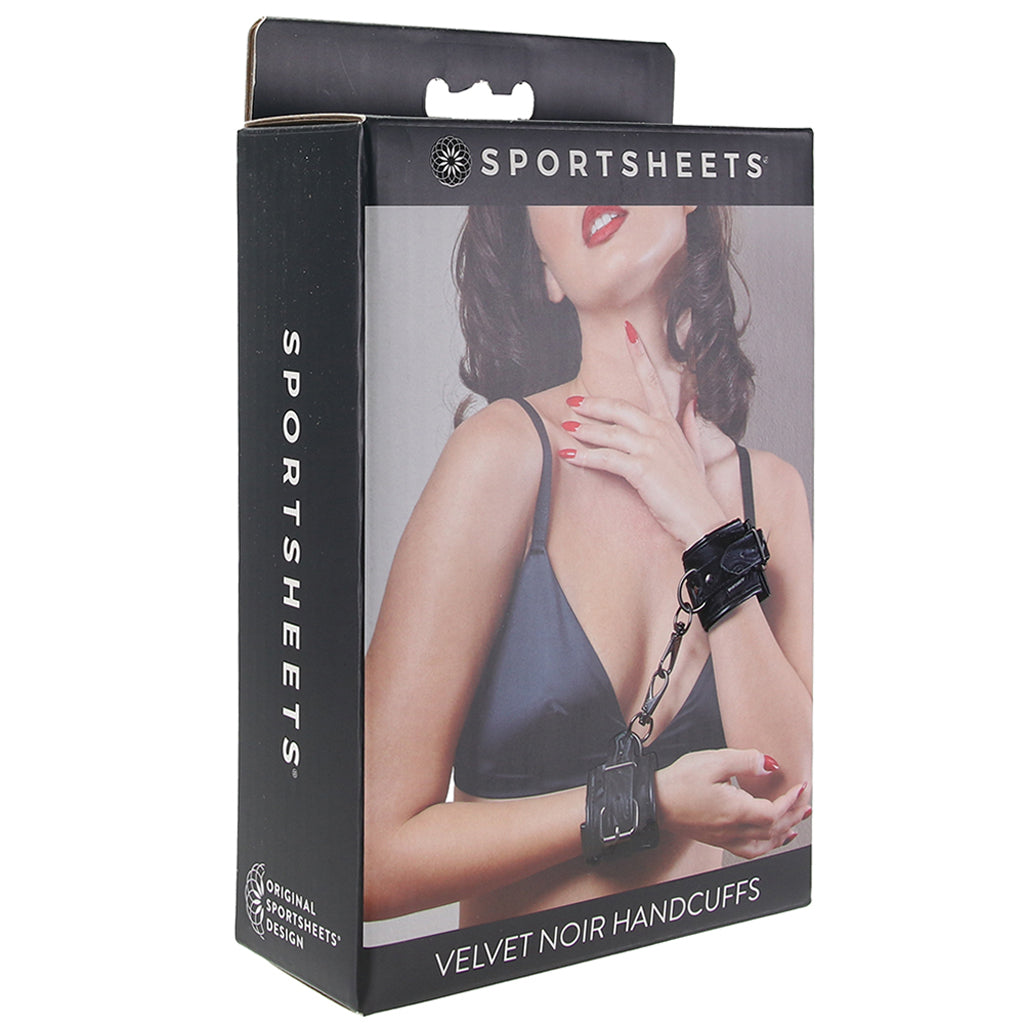 Velvet Noir Handcuffs - Tophatter's Adult Sex Toys Online Bondage and Fetish > Wrist and Ankle Cuffs - Tophatter Daily Deals