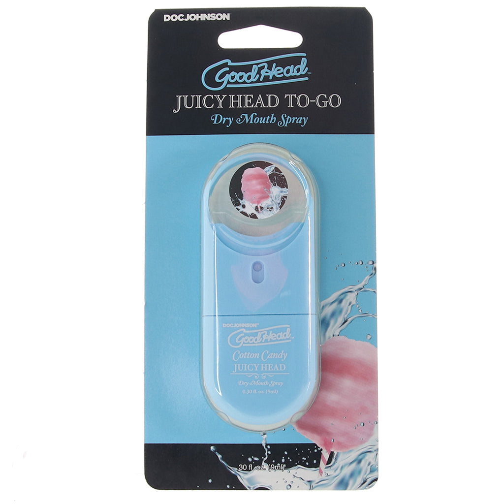 GoodHead Juicy Head Dry Mouth Spray To-Go in Cotton Candy Lubes and Lotions > Flavored Sex Lubes - Tophatter Daily Deals