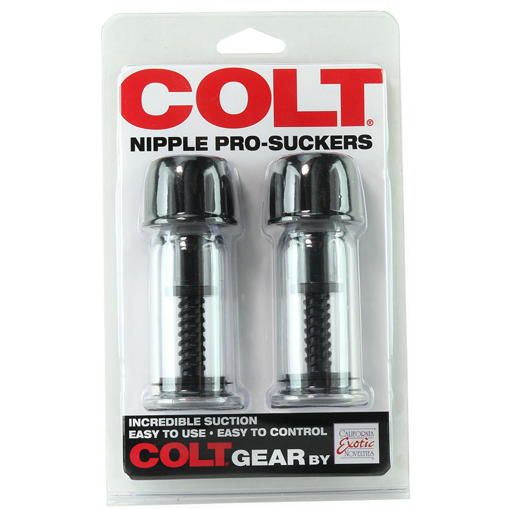 Colt Nipple Pro-Suckers in Black - Tophatter's Adult Products Bondage and Fetish > Nipple Stimulators & Clamps - Tophatter Daily Deals