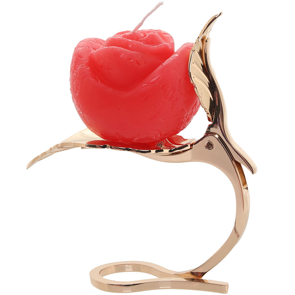 Master Series Burning Passion Rose Candle & Holder Bondage and Fetish > Tools & Accessories - Tophatter Daily Deals