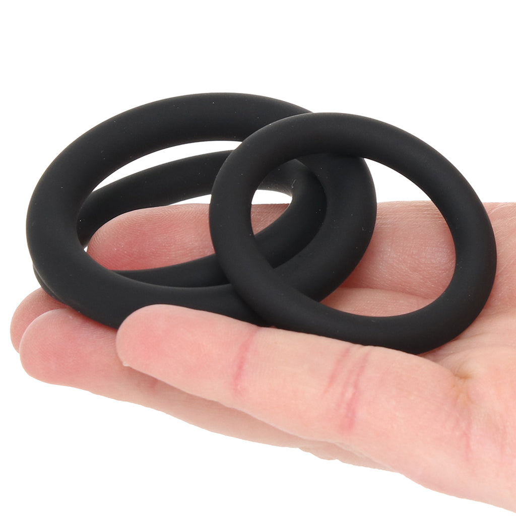 Renegade 3 Piece Slim Rings Cock Rings - Tophatter Daily Deals