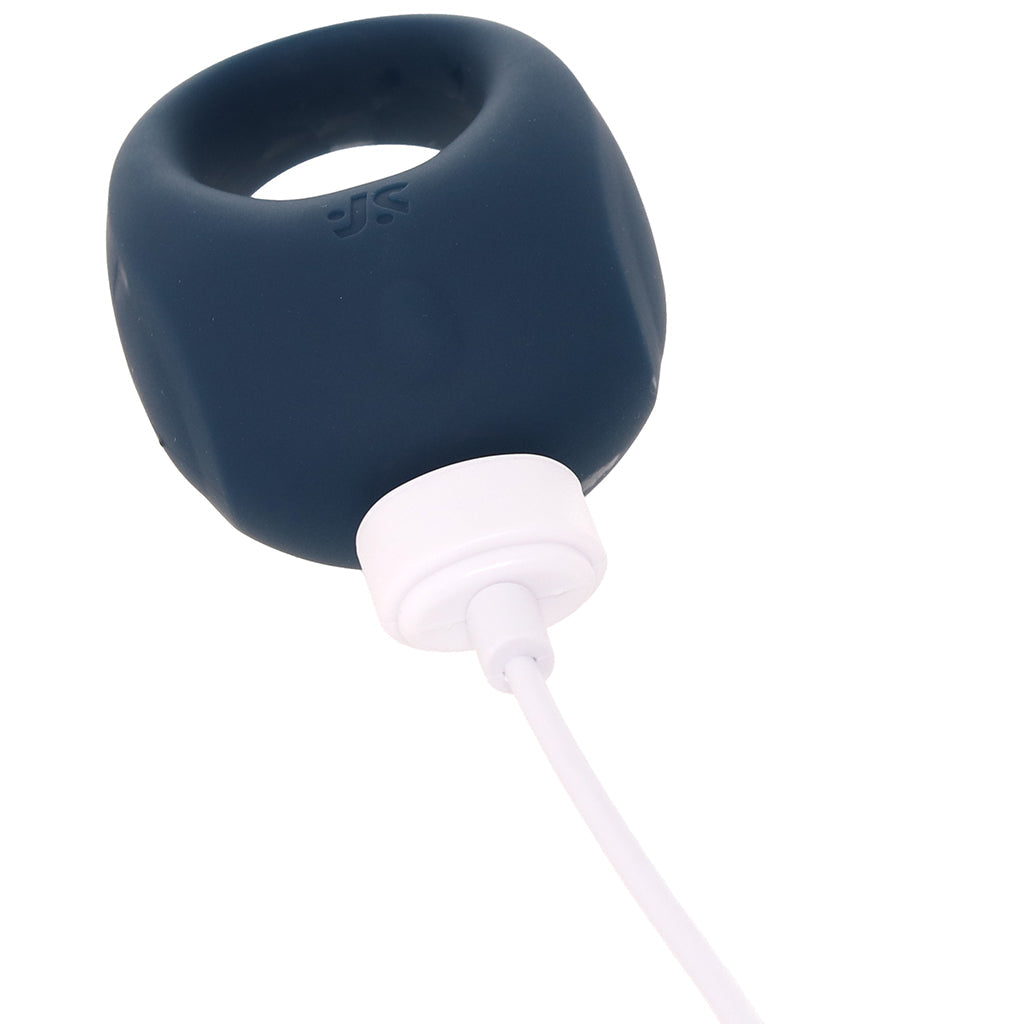 Satisfyer Strong One Ring Vibe in Blue Cock Rings - Tophatter Daily Deals