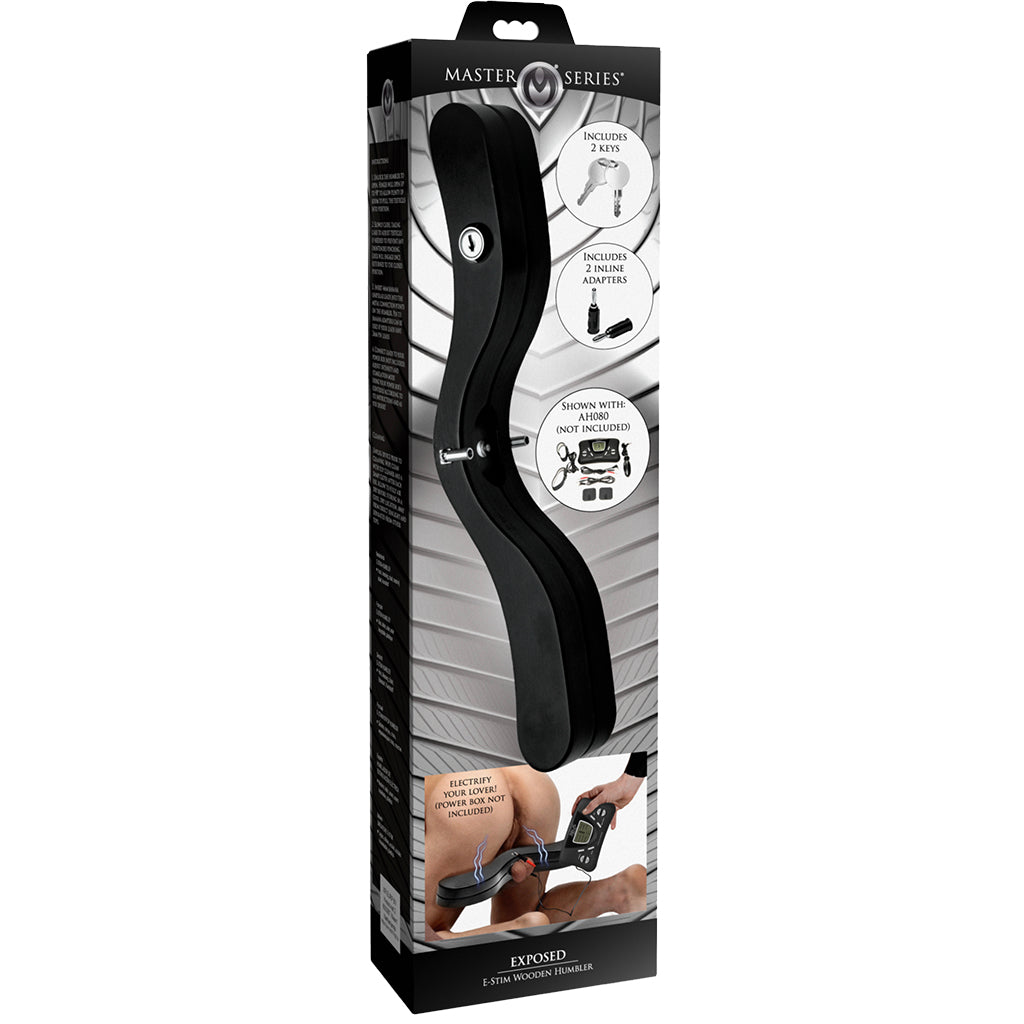 Master Series Exposed E-Stim Wooden Humbler - Tophatter's Adult Sex Toys Online Bondage and Fetish > Tools & Accessories - Tophatter Daily Deals