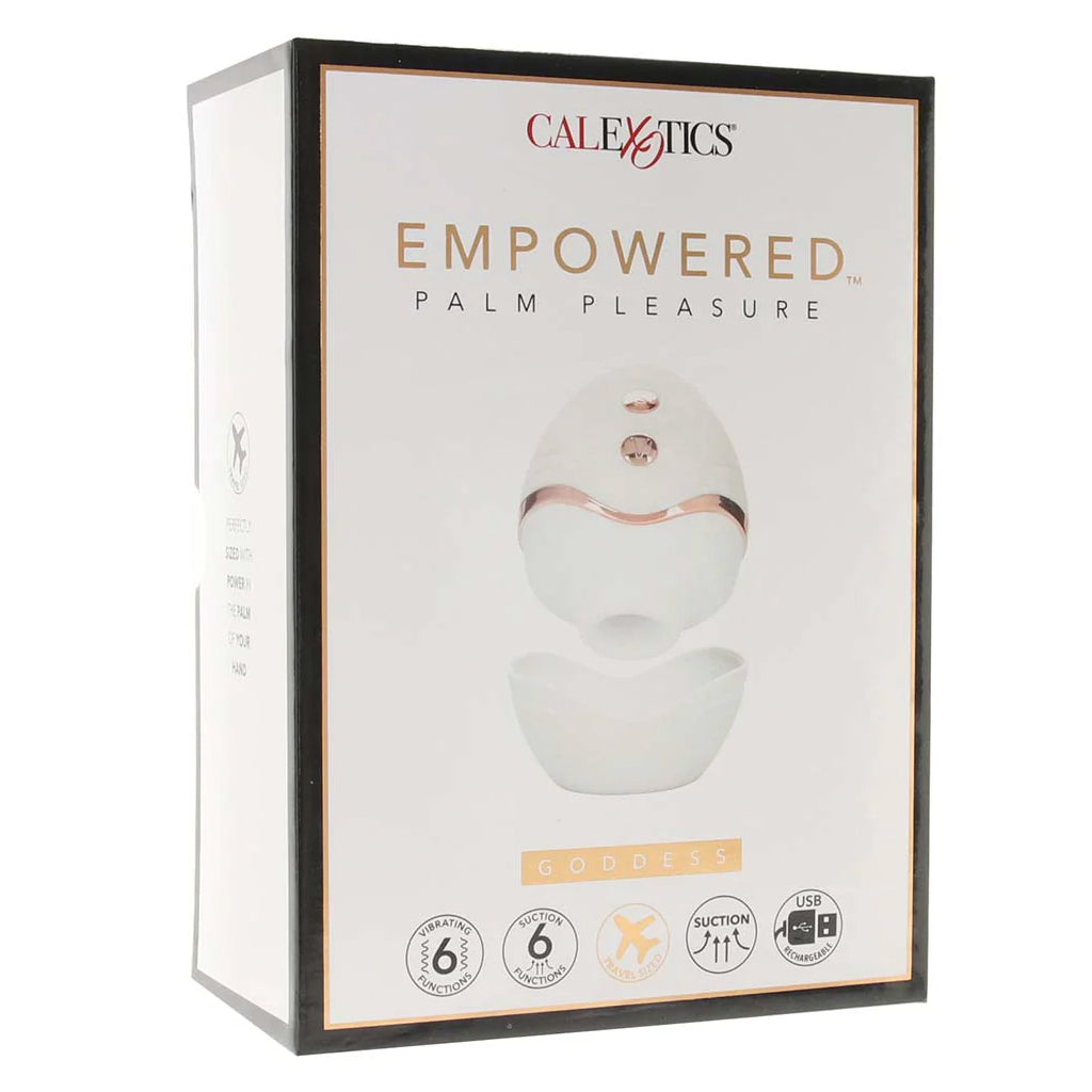 Empowered Palm Pleasure Goddess Suction Massager Vibrators > Clitoral Stimulators - Tophatter Daily Deals