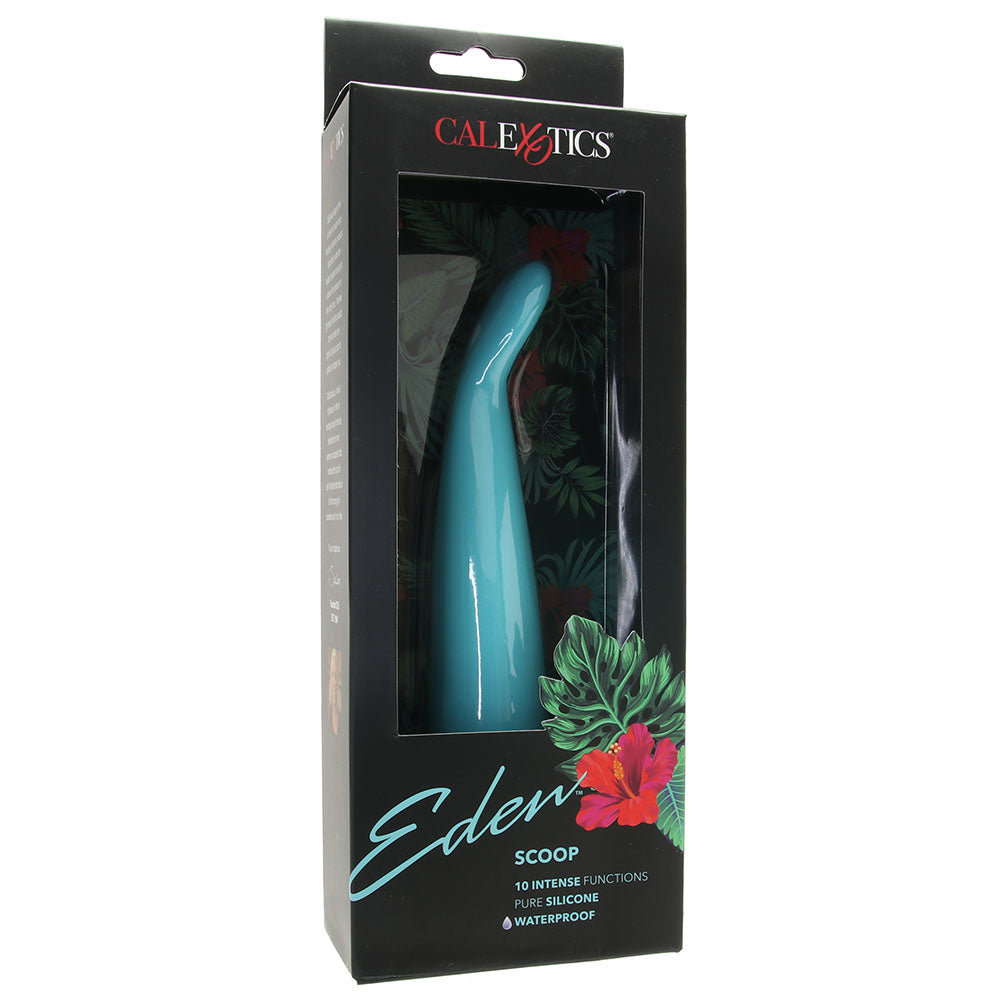 Eden Silicone Scoop Vibe in Teal - Tophatter's Adult Products Vibrators > Clitoral Stimulators - Tophatter Daily Deals