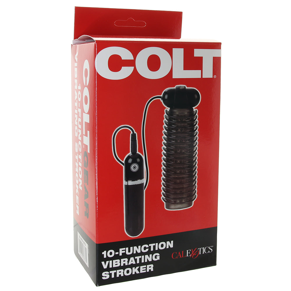 Colt 10 Function Textured Vibrating Stroker in Smoke Male Masturbators > Vibrating - Tophatter Daily Deals