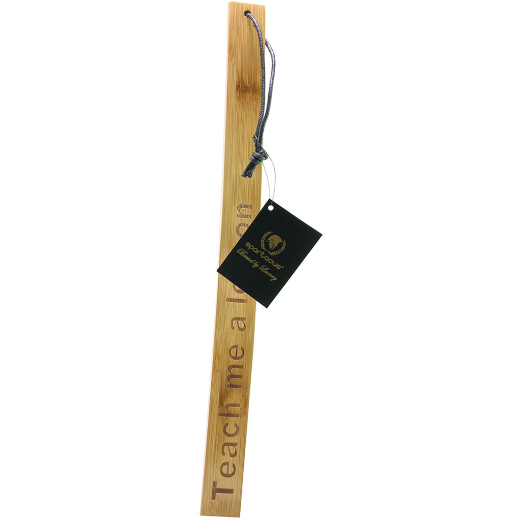 Teach Me a Lesson Bamboo Paddle - Tophatter's Adult Products Bondage and Fetish > Whips and Crops - Tophatter Daily Deals