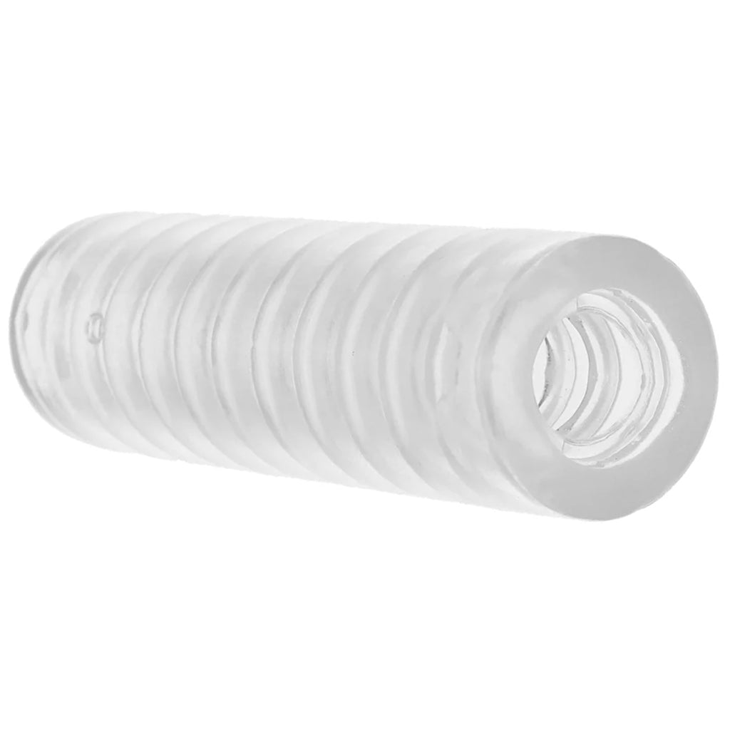 Rize Ribz Self Lubricating Stroker in Glow in the Dark - Tophatter's Adult Products Male Masturbators > Pocket Strokers - Tophatter Daily Deals