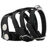 Blue Line Triple Cock and Ball Strap with Leash Lead Bondage and Fetish > Cock and Ball Devices - Tophatter Daily Deals