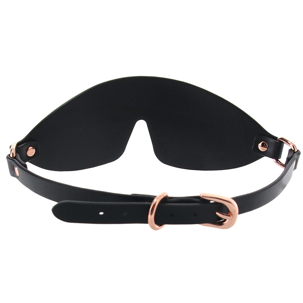 Bondage Couture Blindfold in Rose Gold - Tophatter's Adult Sex Toys Online Bondage and Fetish > Pleasure Masks and Dress Up Play - Tophatter Daily Deals