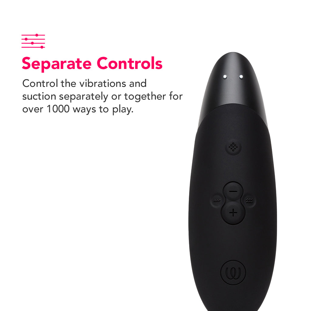 Womanizer Enhance Pleasure Air Vibe in Black - Tophatter's Adult Sex Toys Online Vibrators > Clitoral Suction & Stimulation - Tophatter Daily Deals