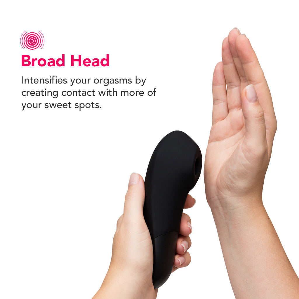 Womanizer Enhance Pleasure Air Vibe in Black - Tophatter's Vibrator Deals Online Vibrators > Clitoral Suction & Stimulation - Tophatter Daily Deals