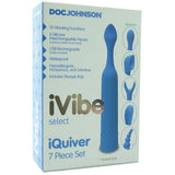 iVibe Select iQuiver 7 Piece Set in Periwinkle Blue - Tophatter's Vibrator Deals Online Vibrators > Clitoral Stimulators - Tophatter Daily Deals