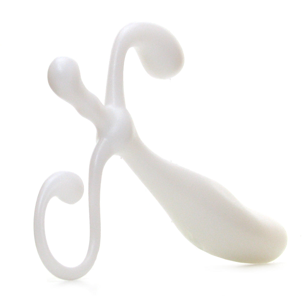 Blue Line 5 Inch Male P-Spot Massager in White Anal Sex Toys > Prostate Massagers - Tophatter Daily Deals