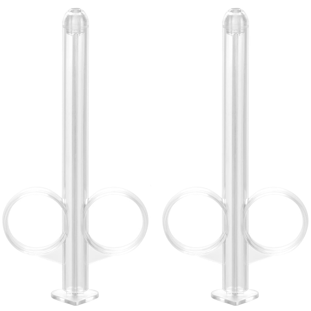 Lube Tube Applicator 2 Pack in Clear Lubes and Lotions > Water Based Sex Lubes - Tophatter Daily Deals