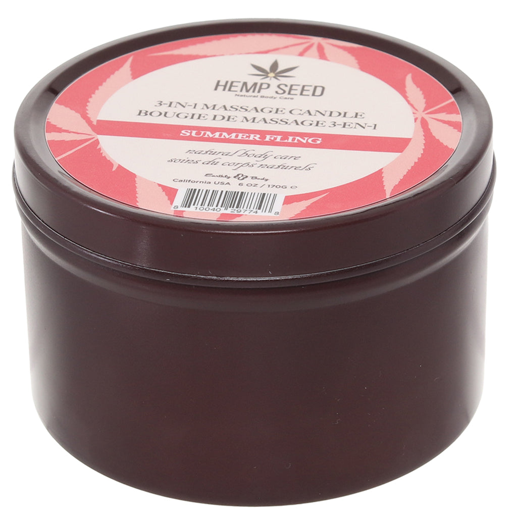 3-in-1 Massage Candle 6oz/170g in Summer Fling Lubes and Lotions > Erotic Massage Oils - Tophatter Daily Deals