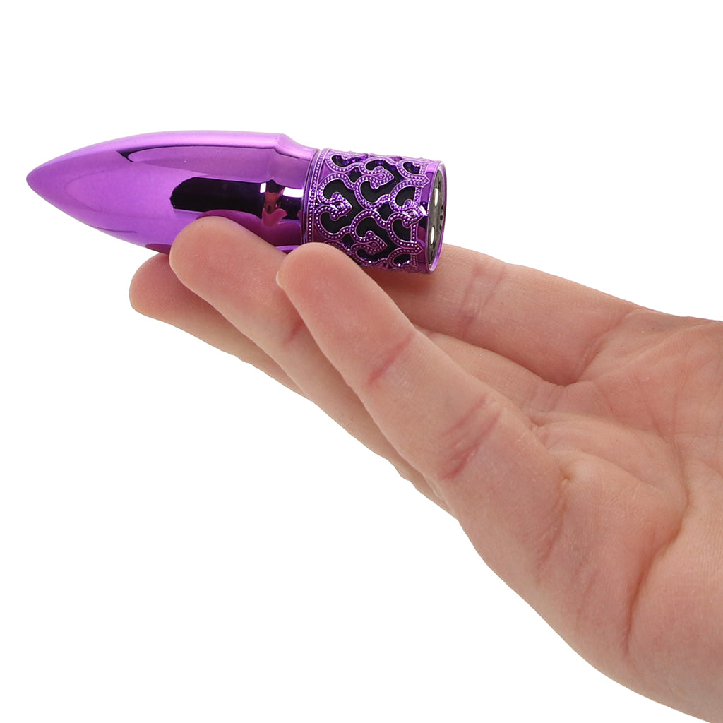Royal Gems Glitter Bullet Vibe in Purple Vibrators > Bullet and Egg Vibrators - Tophatter Daily Deals