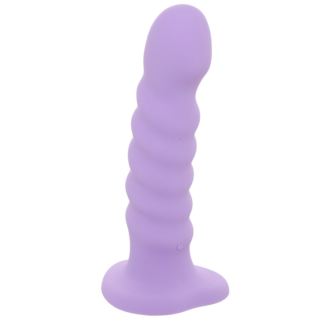 Colours 6 Inch Ribbed Remote Vibe in Purple Vibrators > G-Spot Vibrators - Tophatter Daily Deals