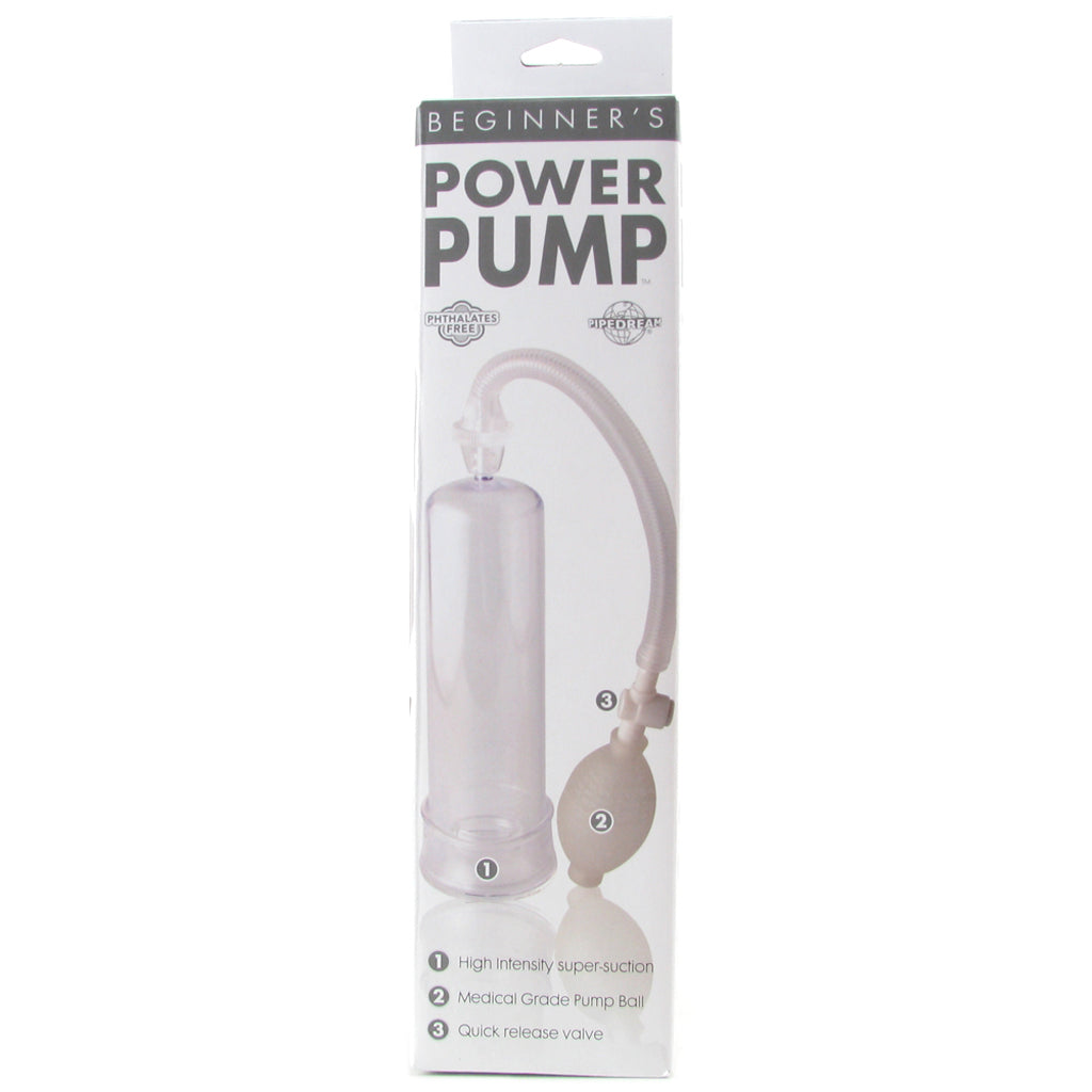 Beginner's Power Pump in Clear - Tophatter's Adult Products Male Enhancement > Penis Pumps - Tophatter Daily Deals