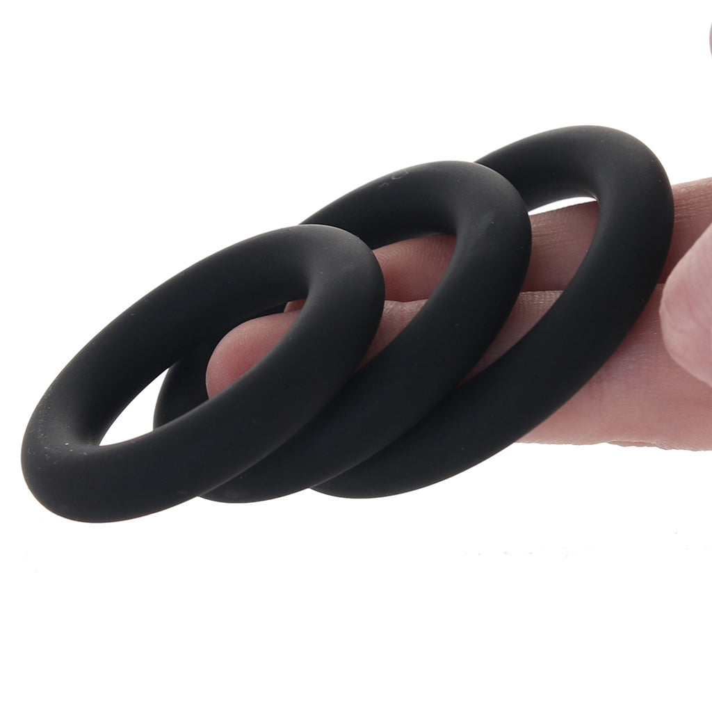 Selopa 3 Ring Circus C-Ring Set Cock Rings - Tophatter Daily Deals