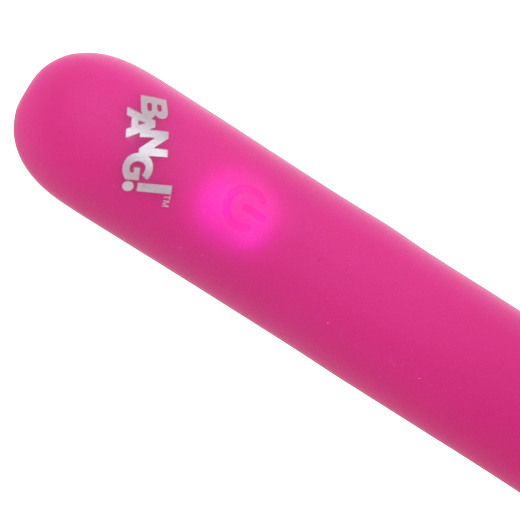 Bang! Flexible Silicone G-Spot Vibe in Pink Vibrators > G-Spot Vibrators - Tophatter Daily Deals
