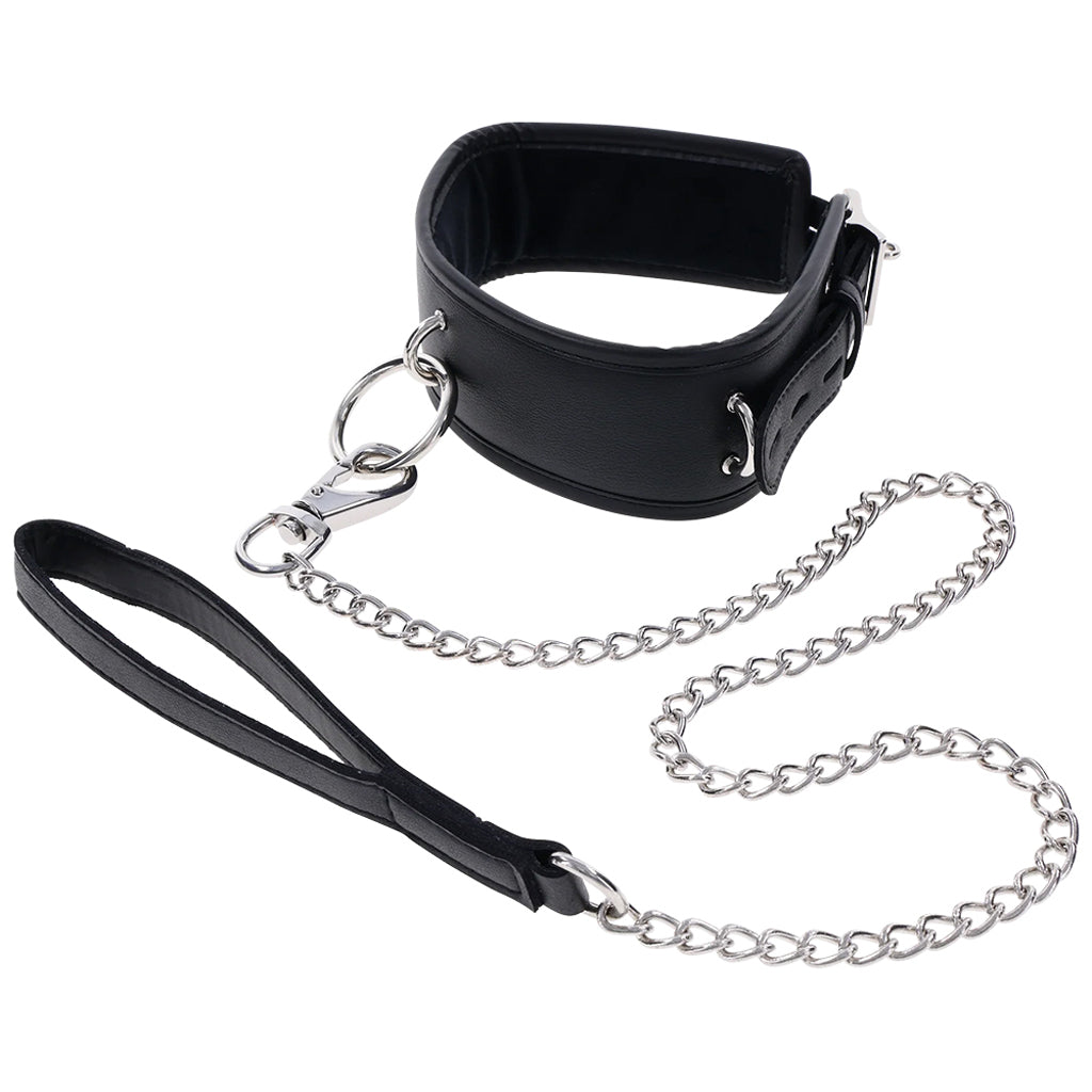 Edge Collar and Leash - Tophatter's Adult Sex Toys Online Bondage and Fetish > Leashes and Collars - Tophatter Daily Deals