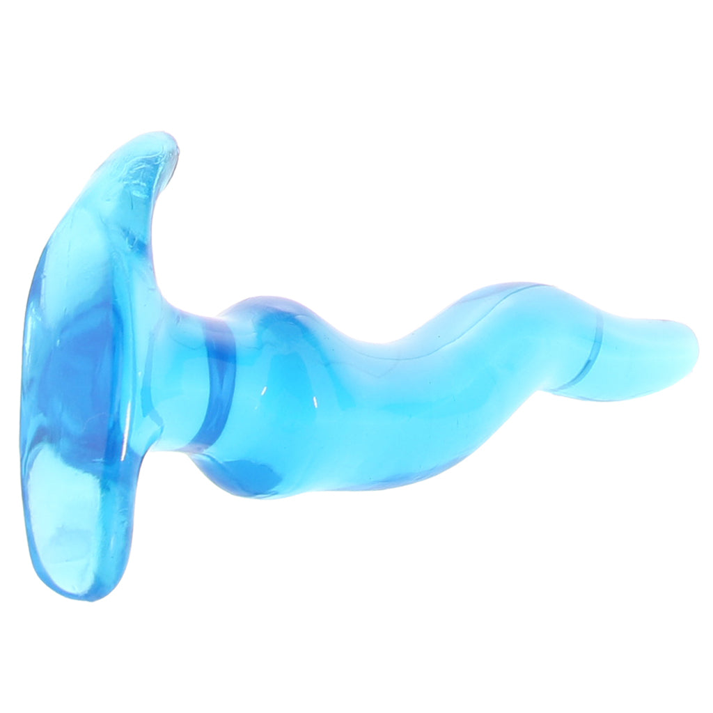 Blue Line 5.75 Inch Wavy Butt Plug - Tophatter's Adult Sex Toys Online Anal Sex Toys > Butt Plugs - Tophatter Daily Deals