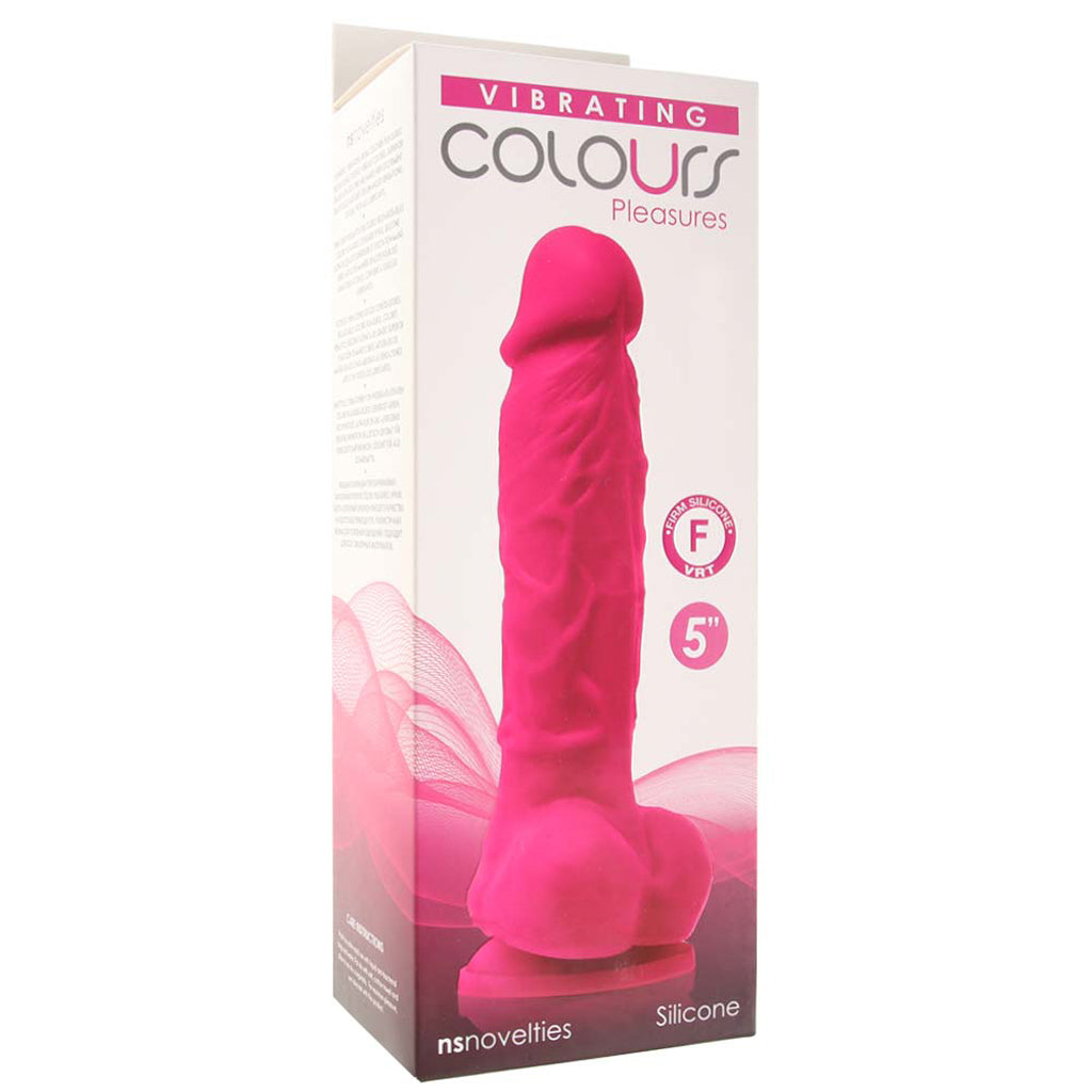 Colours Pleasures 5 Inch Vibe in Pink Vibrators > Realistic Vibrator Dildos - Tophatter Daily Deals
